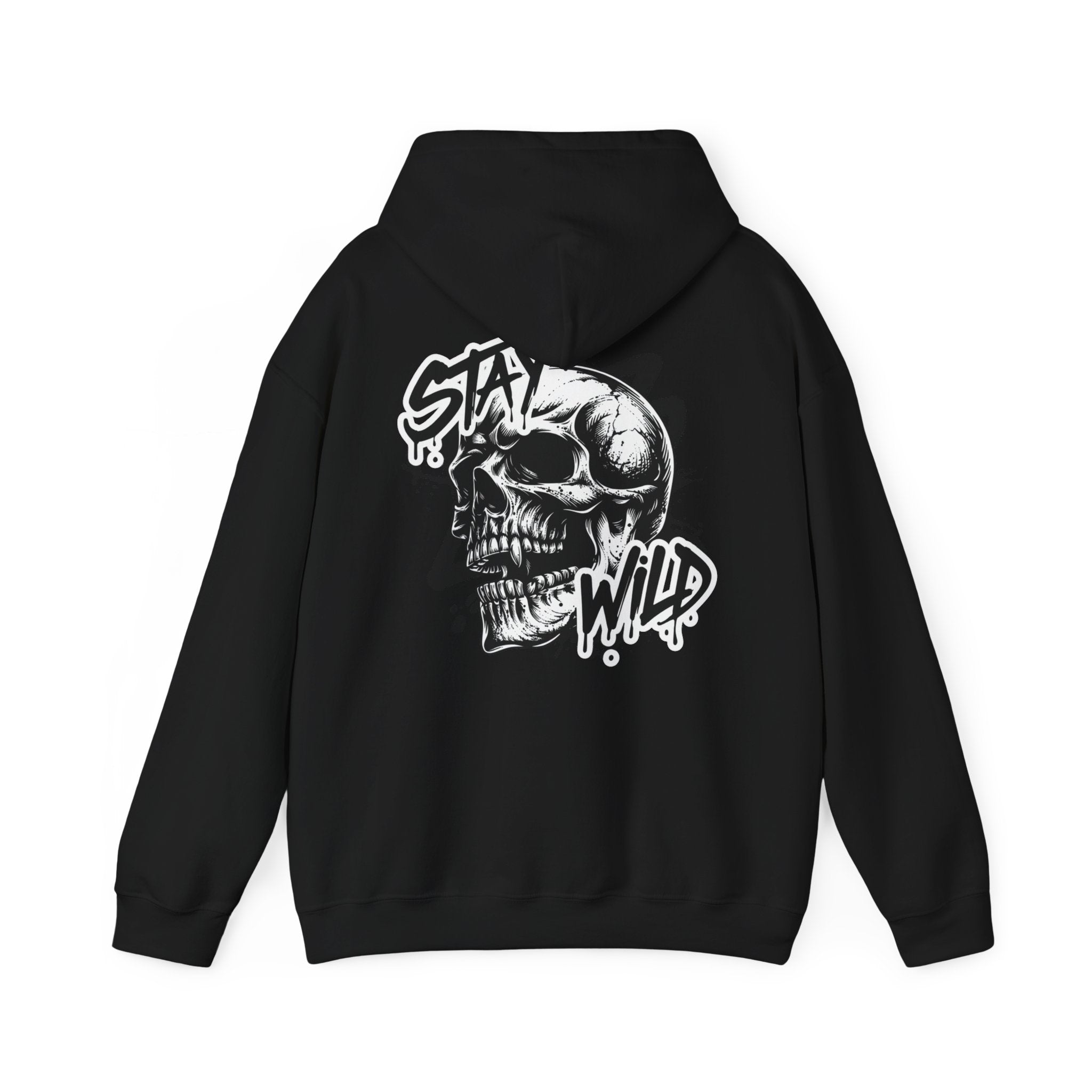 Stay Wild Skull Hoodie