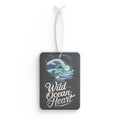 Wild Ocean Heart Car Air Freshener — Coastal Wave Scented Ornament