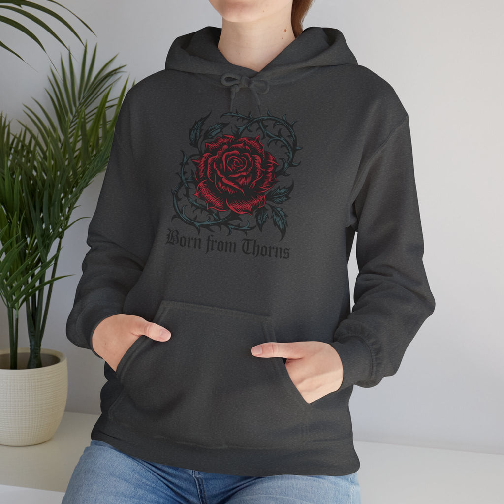 Born From Thorns Rose Hoodie