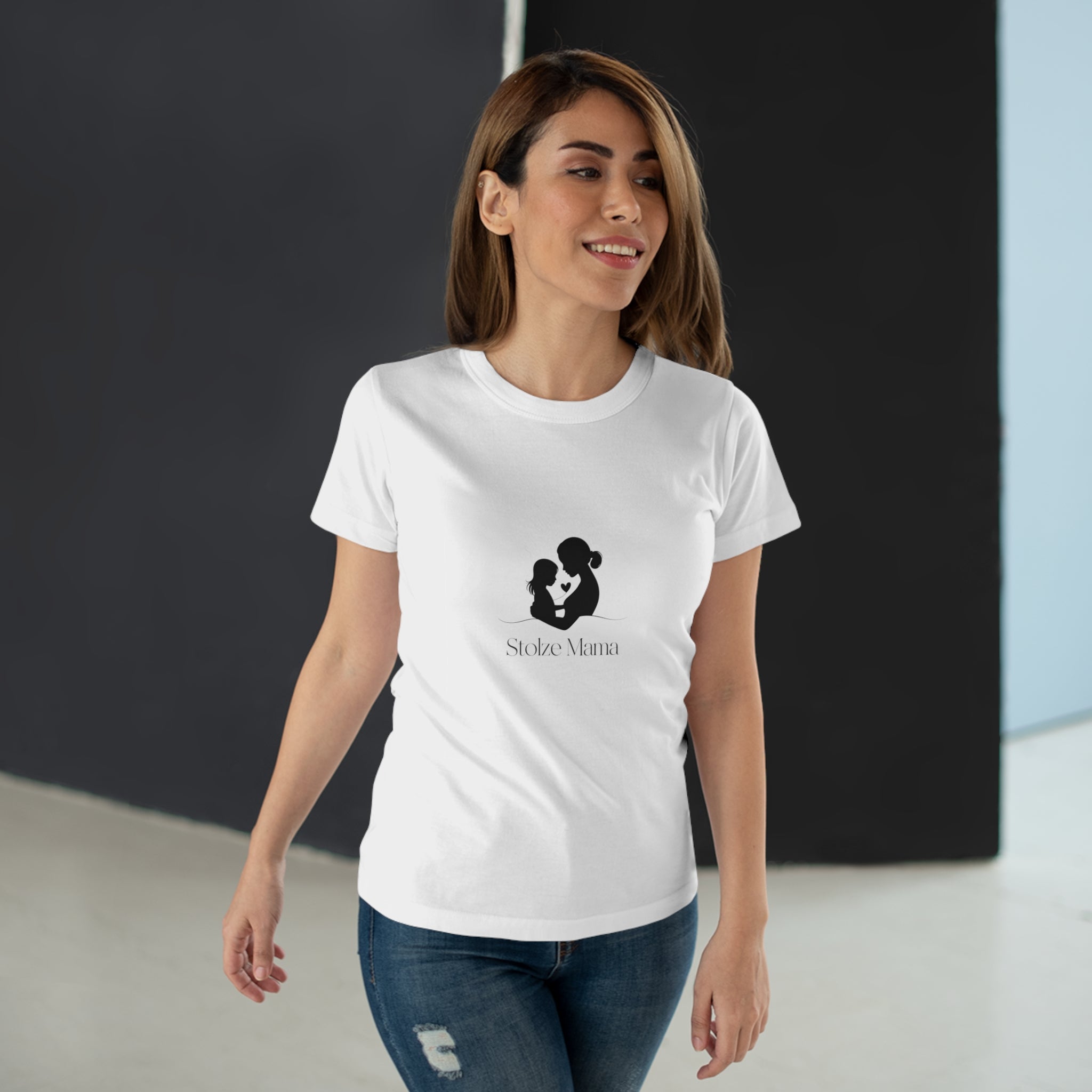 Mama & Baby Silhouette T-Shirt — 'StolzeGirlMama'