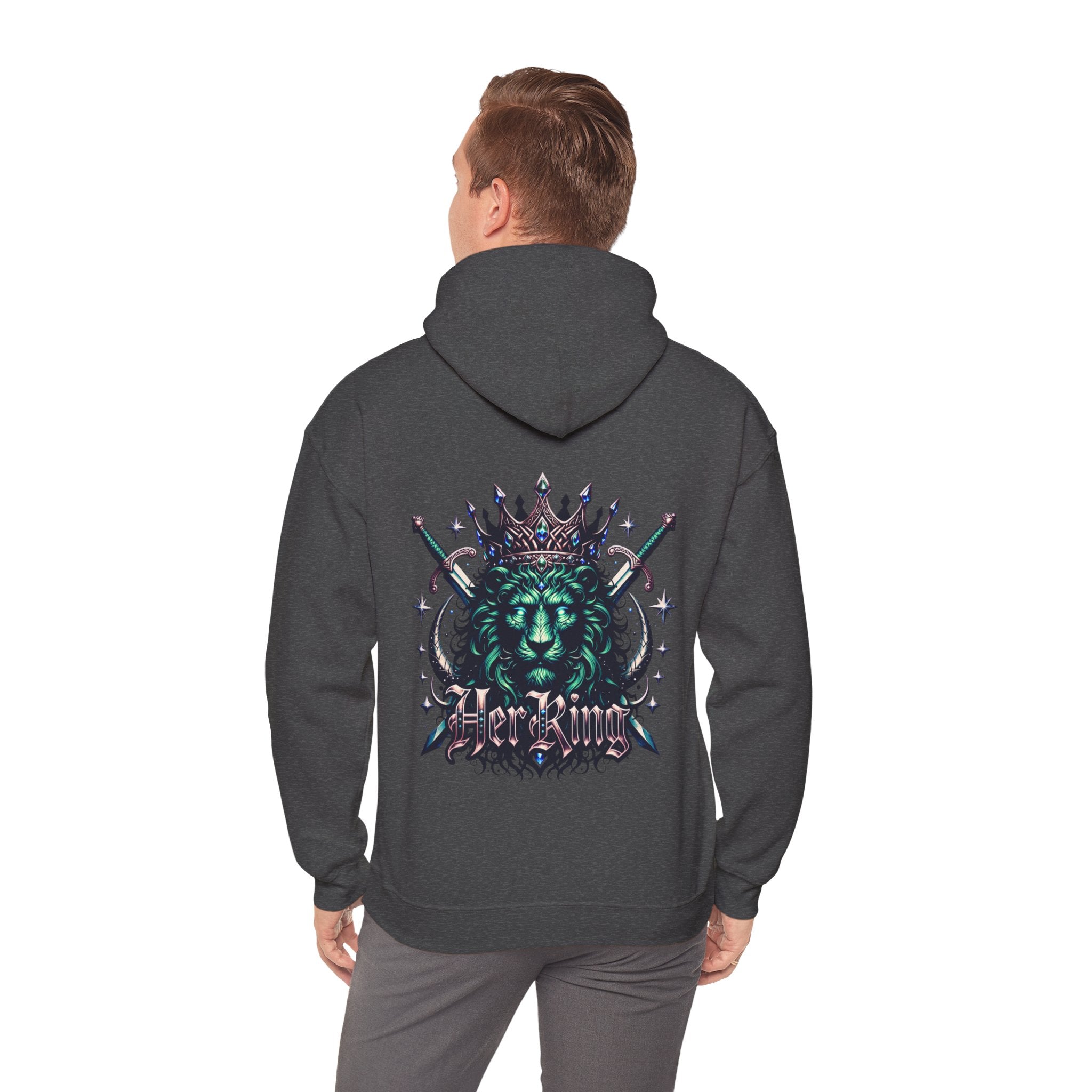 Lion Her King Crown Hoodie
