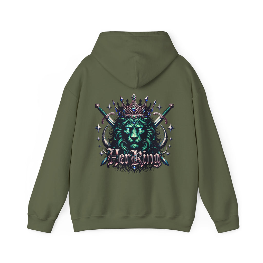 Lion Her King Crown Hoodie