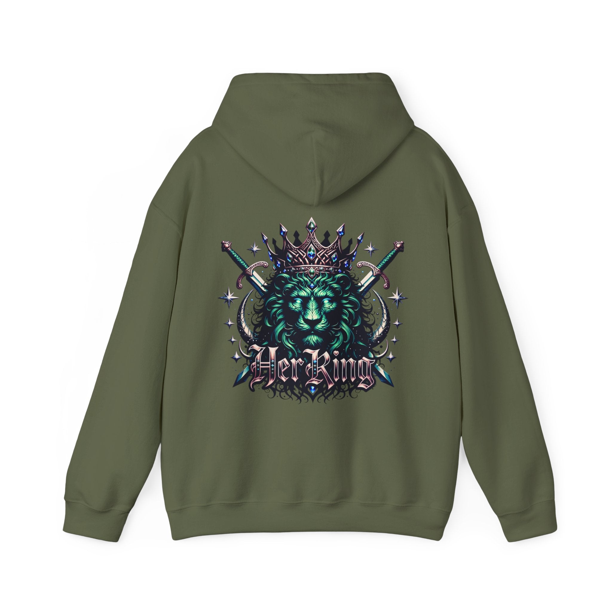 Lion Her King Crown Hoodie