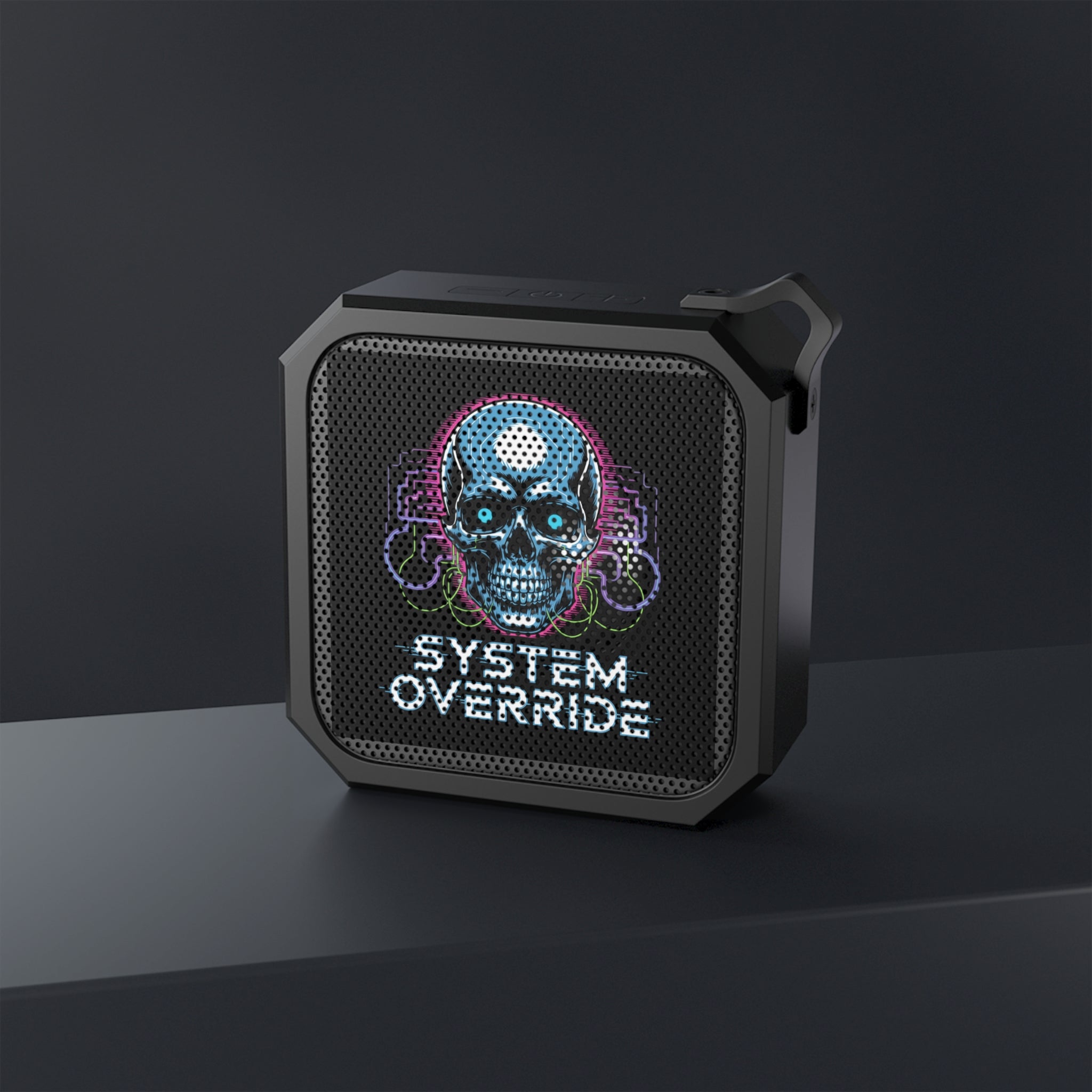 Bluetooth Speaker — 'System Override' Skull Outdoor Wireless Speaker