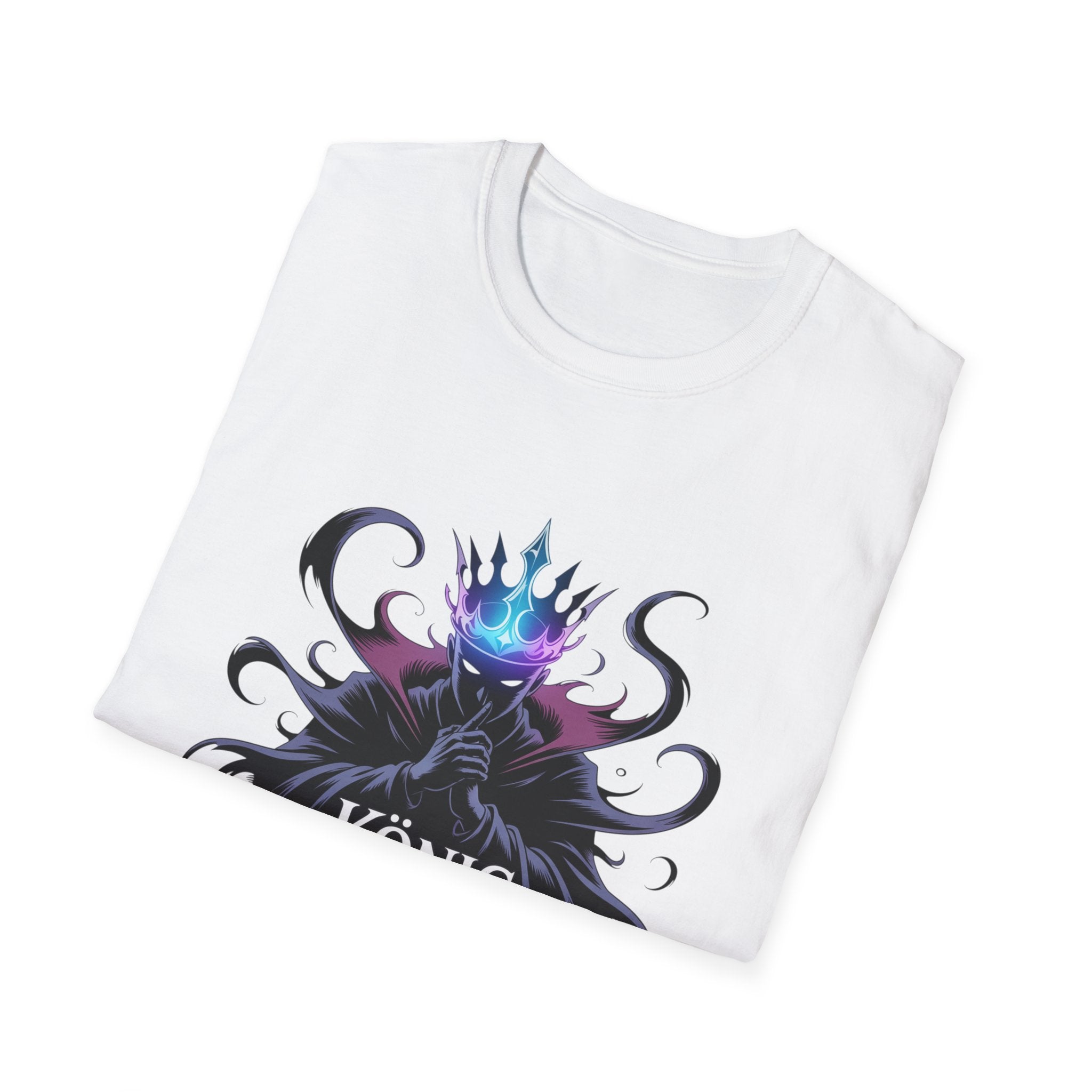 König der Nacht Graphic T-Shirt — Gothic Night King Crown Design