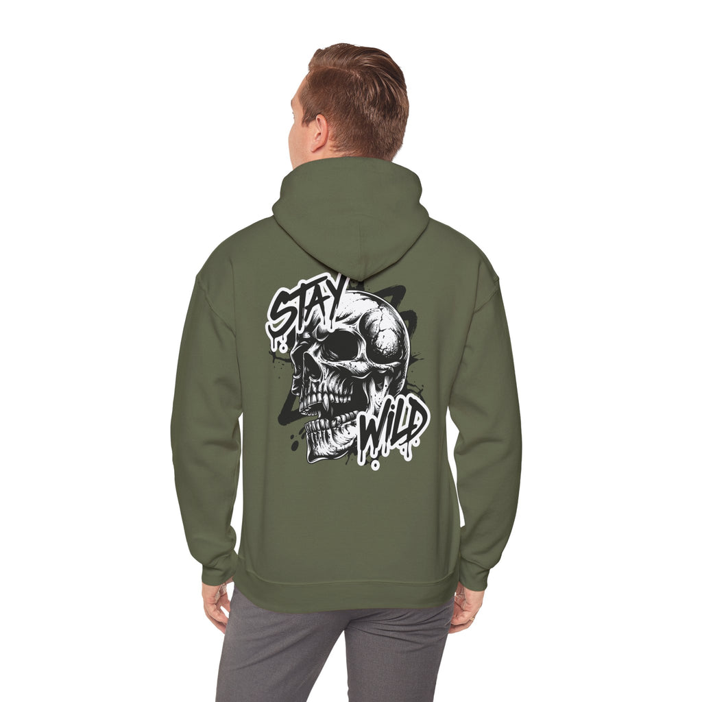 Stay Wild Skull Hoodie