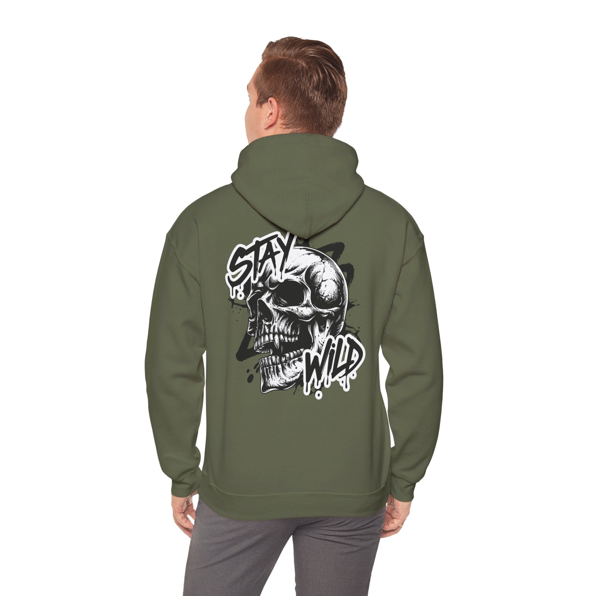 Stay Wild Skull Hoodie