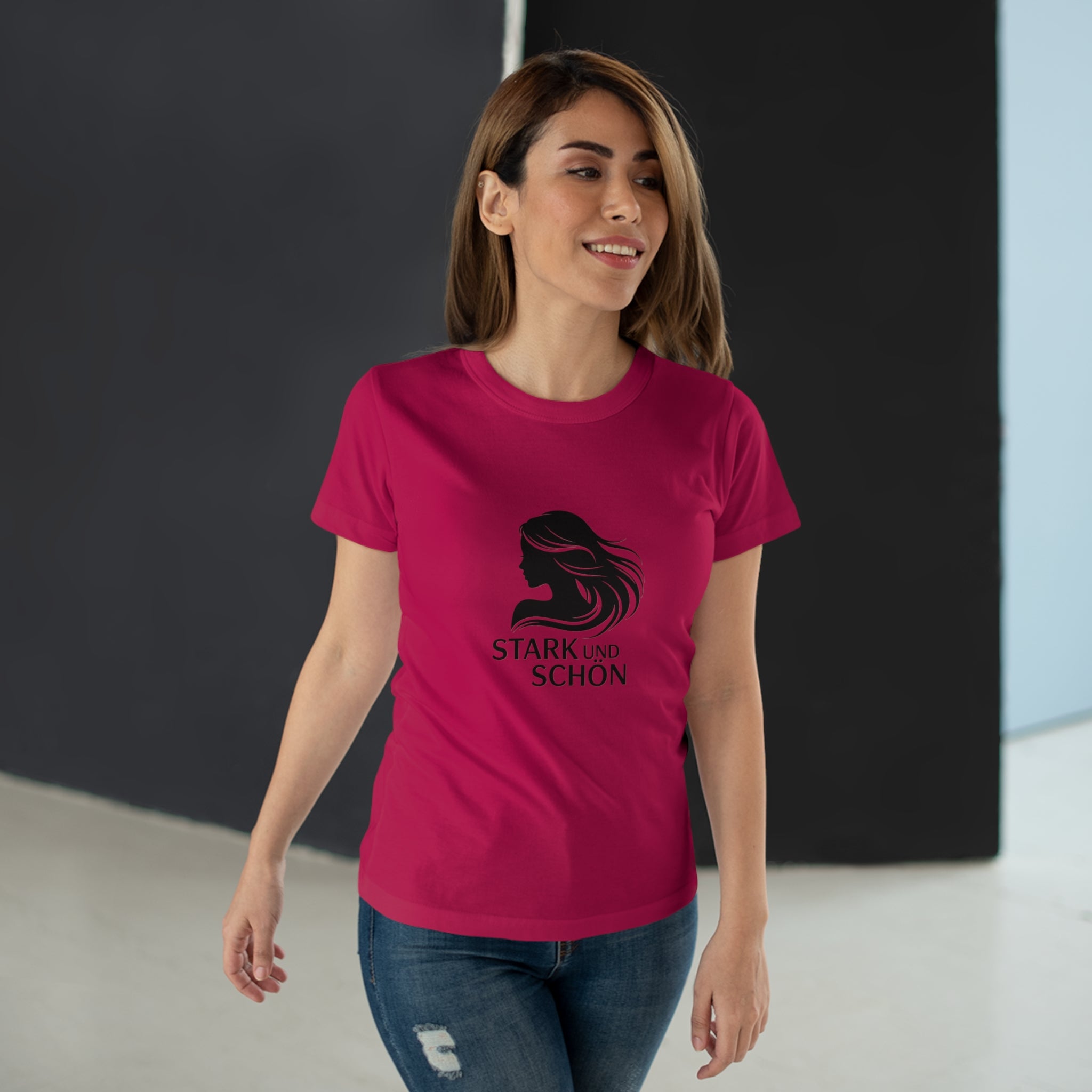 Stark und Schön Women's Tee — Strong & Beautiful Silhouette T-Shirt
