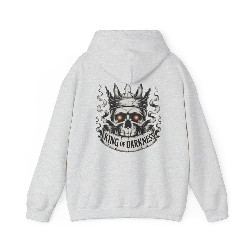 Hoodie — King of Darkness Skull Crown Graphic Pullover