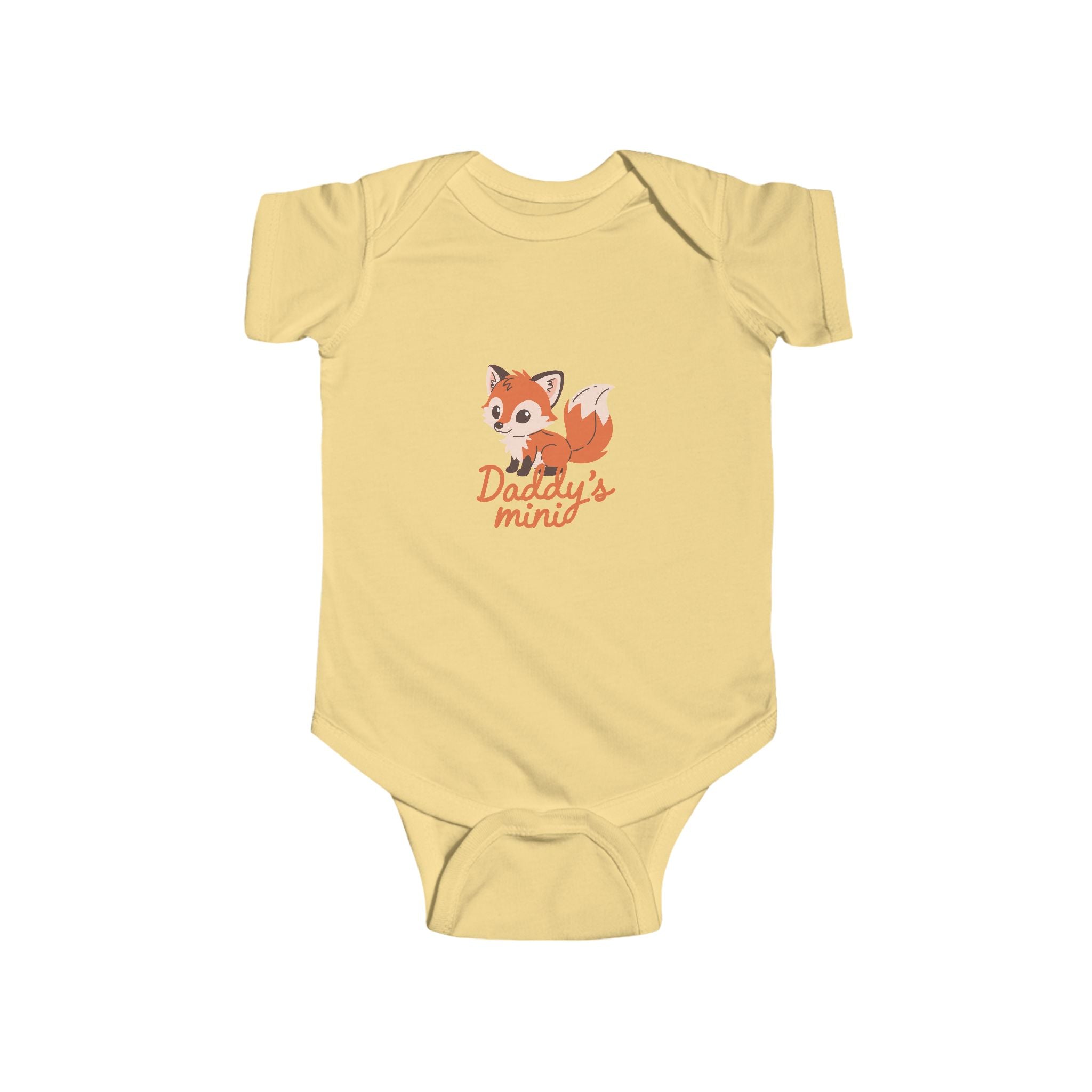 Daddy's Mini Fox Infant Bodysuit - Cute Baby Onesie Gift